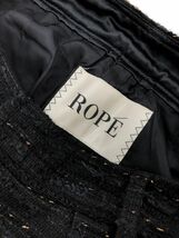 ROPE ロペ ウール混 ツイード ショート パンツ size38/黒 ◇■ ☆ dkc0 レディース_画像5