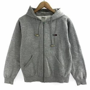 tommy jeans トミージーンズ ジップアップ パーカー sizeS/グレー ◇■ ☆ dkc0 レディースの画像1