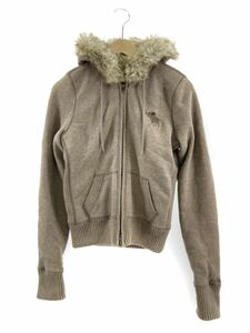 Abercrombie & Fitch アバクロンビー＆フィッチ ジップアップ パーカー sizeL/ブラウン ◇■ ☆ dkc0 レディース