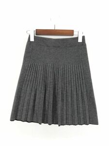 SONIA RYKIEL ソニアリキエル ウール混 ニット スカート sizeS/グレー ◇■ ☆ dkc7 レディース