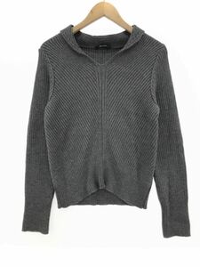 Aquascutum アクアスキュータム ウール混 ニット セーター グレー ◇■ ☆ dkc7 レディース