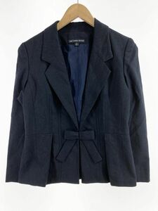 BROOKS BROTHERS ブルックスブラザーズ ウール100% ジャケット size4/ネイビー ◇■ ☆ dkc7 レディース