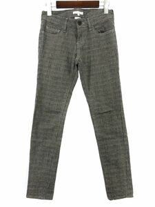 PROPORTION プロポーション ボディドレッシング チェック パンツ size23/ブラック系 ◇■ ☆ dkc7 レディース