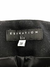 ESTNATION bis エストネーションビス ウール混 カシミア混 パンツ size38/ブラック ◇■ ☆ dkc7 レディース_画像6