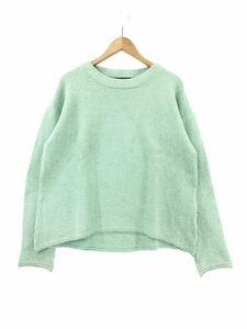 ALPHA Alpha вязаный свитер size нет / зеленый серия *# * dkc7 женский 