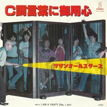 7”EP★サザンオールスターズ★C調言葉に御用心／I Am A Panty (Yes, I am)★79年★オリコン週刊2位★桑田佳祐★超音波洗浄済★試聴可能★_画像1