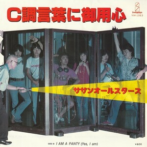 7”EP★サザンオールスターズ★C調言葉に御用心／I Am A Panty (Yes, I am)★79年★オリコン週刊2位★桑田佳祐★超音波洗浄済★試聴可能★