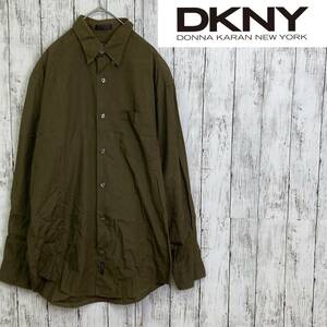 DKNY★ダナキャランニューヨーク★メンズ コットン シャツ★サイズS　54-76