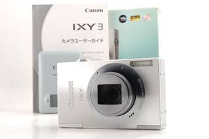 動作品 キャノン Canon IXY 3 FULL HD コンパクトデジタルカメラ 箱 取説 充電器付 管K4775