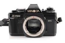 動作品 ミノルタ MINOLTA X-700 MPS ボディ 黒 ブラック MF 一眼レフ フィルムカメラ 管K4854_画像2