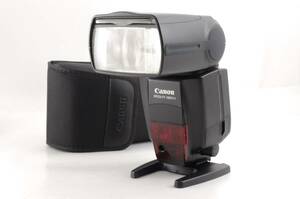 動作品 キャノン Canon SPEEDLITE 580EX II スピードライト ストロボ フラッシュ ケース付 管K5077