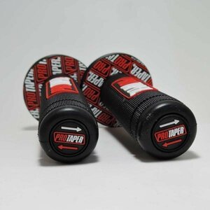 送料込 PRO TAPER プロテーパー オフロード用 ハンドルグリップ 赤 bb ( xr crm crf xlr yz wr rmx drz klx kx kdx 125 200 250 )