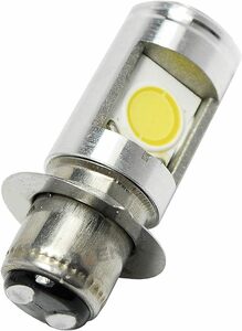 PHOENIX LED ヘッドライト バルブ PH7 P15d 25-1 ショートバルブ 6000k 1600lm ホワイト バイク 用 交流 直流 兼用 無極性設計 T19L Hi/Lo