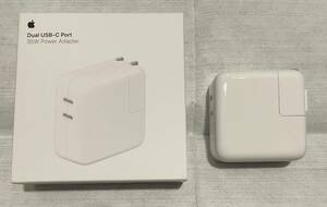 ★送料無料★ Apple デュアルUSB-Cポート搭載35W電源アダプタ ★ほぼ未使用★