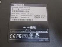 東芝 dynabook Qosmio V65/87M Win7 ダイナブック PQV6587MRF 通電確認 ジャンク_画像7