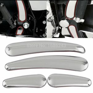 ★ Новый ★ Harley Chrome Swing Arm Rame Insert 2000-2017 Softile Fat Boy Springer ZCL261