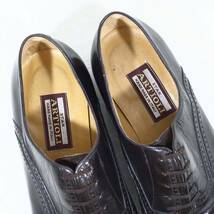 《最高級◎/イタリア製》ARTIOLI アルティオリ レイジーマン UK8 ダークブラウン ビジネスシューズ メンズ カンガルーレザー 革靴_画像8