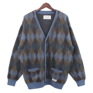 WACKO MARIA　 21AW DIAMOND MOHAIR CARDIGAN モヘヤ ニット カーディガン 　　8056000143362