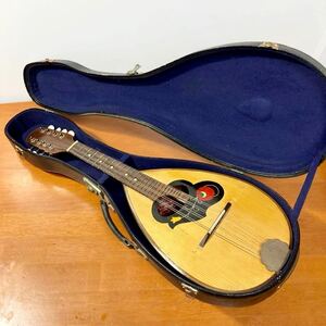 CATANIA & PUGLISI Vintage mandolin hard case attaching present condition goods Italy 