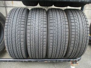 ★☆225/60R18 100Q ヨコハマ ICEGUARD G075 スタッドレス 2019年製 4本 送料込 T33561023☆★インボイス領収書発行可能