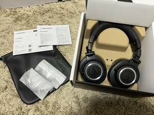  almost unused / audition only!audio-technica ATH-M50xBT2 black * wireless headphone 
