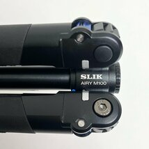 SLIK 三脚 エアリー M100 4段 レバーロック式 20mmパイプ径 自由雲台 クイックシュー式 digjunkmarket_画像5