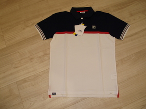 即決！新品★FILA GOLF [フィラ ゴルフ] ゴルフシャツ 【Ｌ】8,690円　吸汗速乾・UVカット　送料185円～　2/4P12