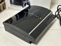 【ソニー PS3 本体セット FW 4.90/ 高容量HDD 250GBへ換装済み】CECHL00【動作確認済み】クリアブラック コントローラー_画像6