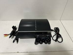 ★1円～★PS2動作OK★ハイスペックPS3 本体セット【高容量HDD 320GBへ換装済み】CECHA00★純正コントローラー付★PS3最上位モデル★