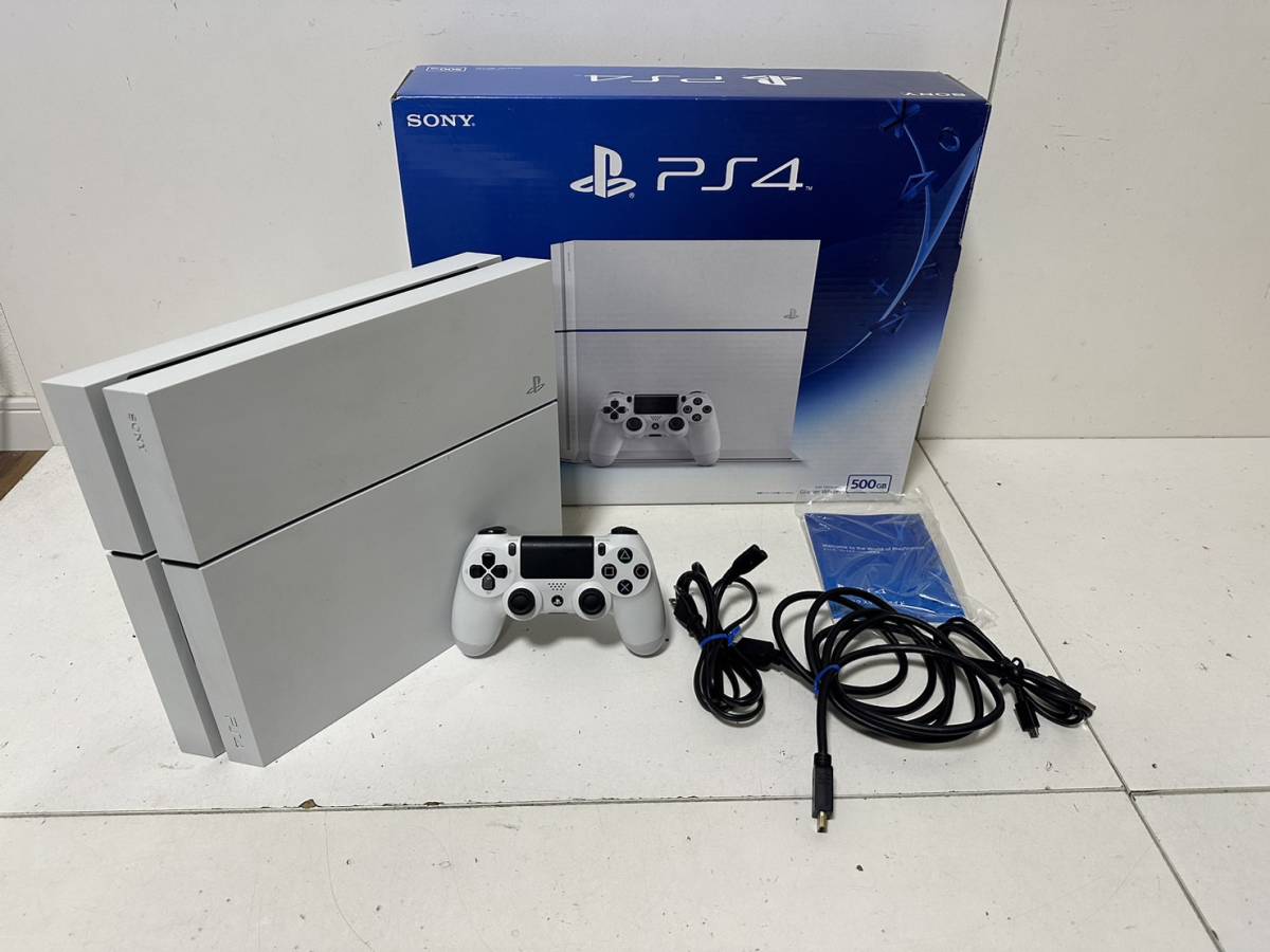 Yahoo!オークション -「ps4 本体 グレイシャーホワイト」の落札相場