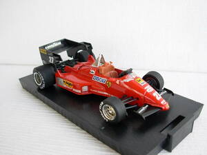 burmm 1/43 フェラーリ 126 C4 1984 No.27 Agosto ミケーレ アルボレート