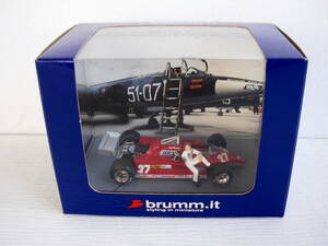 burmm 1/43 フェラーリ 126 CK turbo 1981イストラーナ トレヴィーゾ エアポート ジル ビルニューヴ