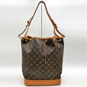 LOUIS VUITTON ルイ・ヴィトン M42224 ノエ モノグラム ショルダーバッグ ブラウン モノグラムキャンバス PVC レディース ウィメンズ