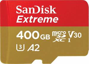 ★未使用新品★ SanDisk Extreme microSDXC 400GB サンディスクエクストリーム