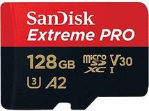 ★未使用新品★ SanDisk Extreme PRO microSDXC 128GB アダプター付 サンディスクエクストリームプロ_画像1