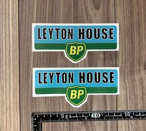 送料無料 BP LEYTON HOUSE ステッカー デカール 2枚セット