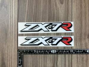 送料無料 ZX-7R ZX7R Decal Sticker カッティング ステッカー シール デカール 150mm x 25mm 2枚セット