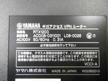 YAMAHA ギガアクセス VPN ルーター　RTX 1200　全LANポートにギガビットイーサネット搭載　初期化済み　（1）_画像5