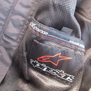 中古 alpinestars アルパインスターズ ナイロンメッシュ ライディングJKT Mサイズ 夏HAZE AIR JACKET パッド AXEL T-GP zx25忍者kawasakiの画像6