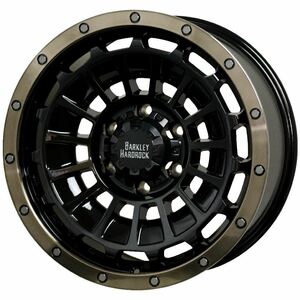 《バークレイハードロック ローガン》17×8J+20 139.7/6Hサーフ プラド FJクルーザーブラック&リムポリッシュ+ブロンズクリア