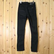 [D2253] ヌーディージーンズ デニムパンツ ストレッチ ブラック系 27 Nudie Jeans_画像2