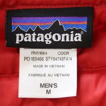 [PT12513] パタゴニア ダウンジャケット レッド系 M Patagonia_画像9