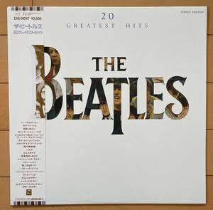 国内盤 帯「The Beatles - 20 Greatest Hits」東芝音工 ビートルズ ジョンレノン ポールマッカートニー ジョージハリソン リンゴスター