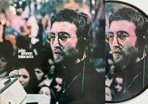 Unofficial 重量ピクチャー盤「John Lennon Telecasts」THE BEATLES ジョンレノン ポールマッカートニー ジョージハリソン リンゴスター