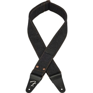 Fender x Wrangler Denim Strap, Black гитара ремешок ( крыло )