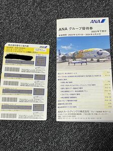 ANA　株主優待券4枚＋グループ優待券1冊