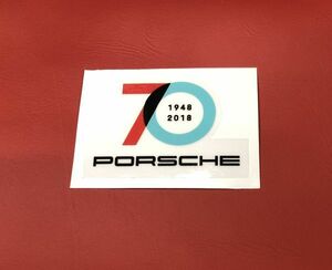 ポルシェ 70周年 記念 ステッカー 1948年 2018年 70th ステッカー Porsche 911 996 997 991 992 718 356 930 964 993 (-p70ans2wk