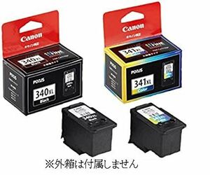 BC-340XL BC-341XL 黒+カラー２個セット CANON キャノン 純正インク 純正品 箱なし TS5130S TS5130 MG4230 MG4130 MG3630