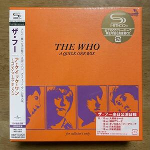 未開封　国内盤　帯付き　ザフー THE WHO アクイックワン~コレクターズボックス A QUICK ONE - FOR COLLECTORS ONLY