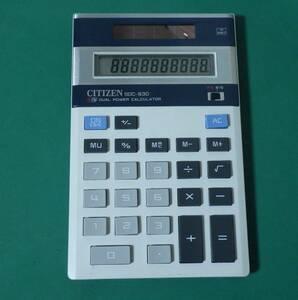 [C095]{ rare }CITIZEN Citizen SDC-830 calculator retro power supply switch switch attaching used 